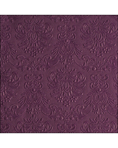 Napkin 40 Elegance aubergine FSC Mix