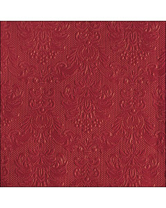 Napkin 40 Elegance dark red FSC Mix