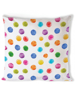 Cushion cover 40x40 cm Polka dots white