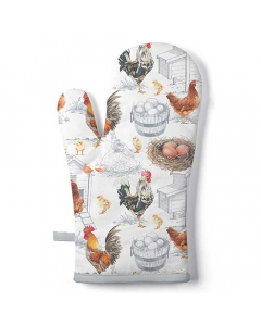 Oven mitt Chicken farm