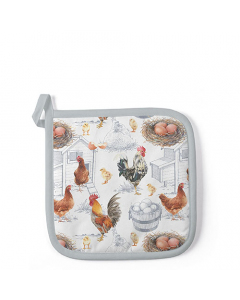 Potholder Chicken farm