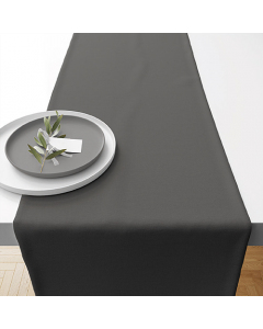 Table runner 40x150 cm Uni grey