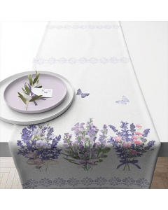 Table runner 40x150 cm Lovely lavender