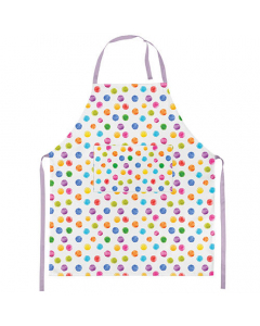 Apron Polka dots white