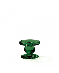 Standing candle holder small dark green