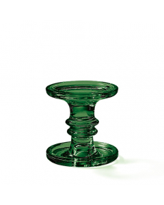Standing candle holder big dark green