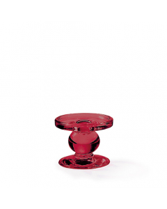 Standing candle holder small red