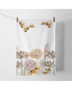 Kitchen towel Dried flowers