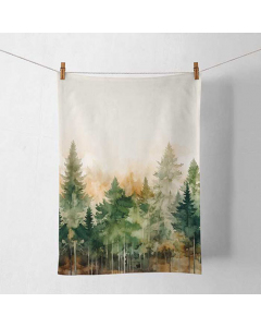 Kitchen towel Evergreen trees