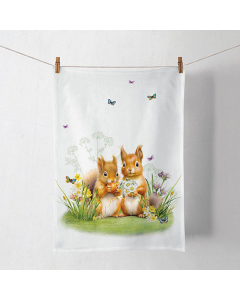 Kitchen towel Little squirrels