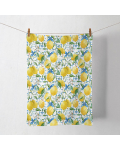 Kitchen towel Mediterranean lemons