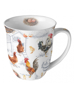 Mug 0.4 L Chicken farm