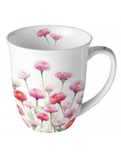 Mug 0.4 L Painted bellis