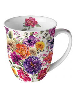 Mug 0.4 L Anne white