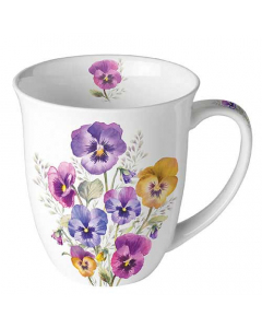 Mug 0.4 L Pansies