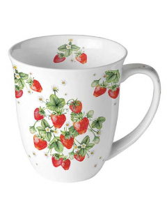 Mug 0.4 L Bunch of strawberries