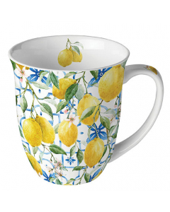 Mug 0.4 L Mediterranean lemons