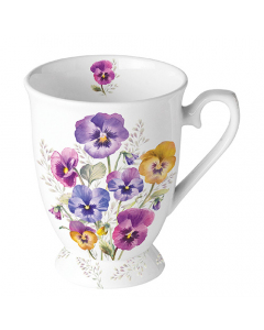 Mug 0.25 L Pansies