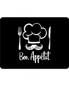 Placemat Chef black