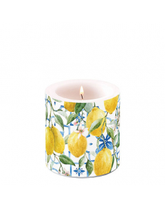 Candle small Mediterranean lemons