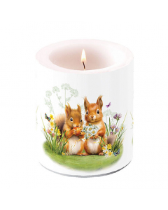 Candle medium Little squirrels