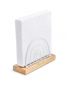 Napkin Holder Bow white