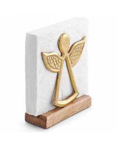 Napkin holder Angel gold