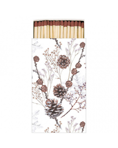 Matches Pine cones white