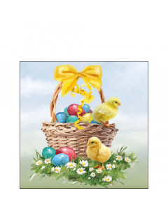 Napkin 25 Easter basket FSC Mix