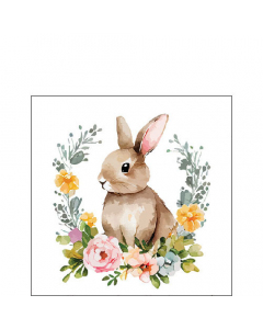 Napkin 25 Cute Easter rabbit FSC Mix