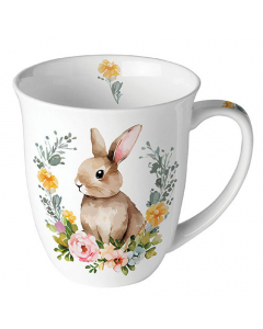 Mug 0.4 L Cute Easter rabbit