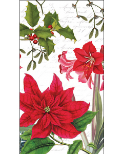 Napkin GT Christmas plants white FSC Mix