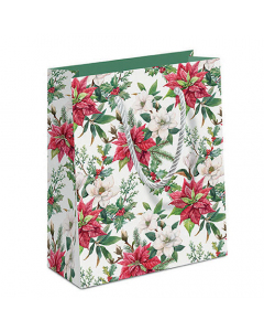 Gift bag Christmas florals