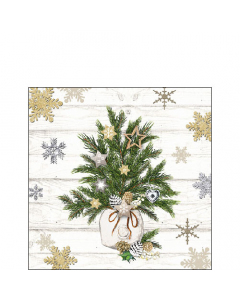 Napkin 25 Decorated branches FSC Mix