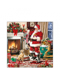 Napkin 25 Santa interior FSC Mix