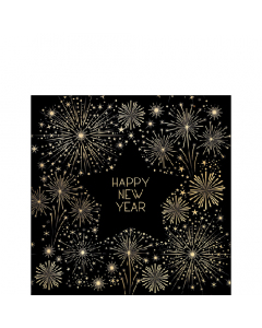 Napkin 25 Golden new year FSC Mix