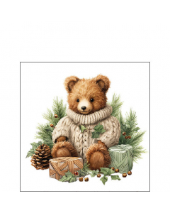 Napkin 25 Cuddle bear FSC Mix