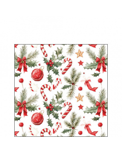 Napkin 25 Christmas elements FSC Mix