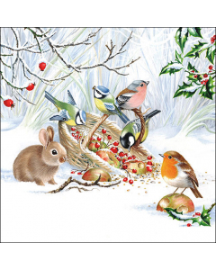 Napkin 33 Winter treat FSC Mix