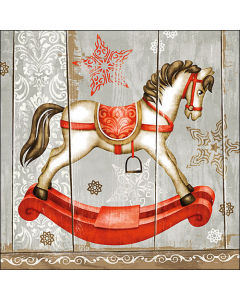 Napkin 33 Rocking horse FSC Mix