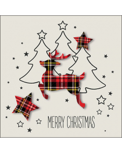 Napkin 33 Scottish deer FSC Mix
