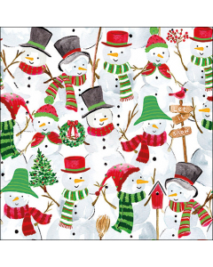 Napkin 33 Snowman party FSC Mix