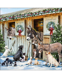 Napkin 33 Animal friends FSC Mix