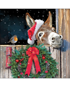 Napkin 33 Friends with donkey FSC Mix