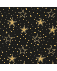 Napkin 33 Night sky gold/black FSC Mix