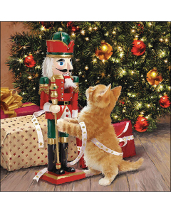 Napkin 33 Playing with nutcracker FSC Mix