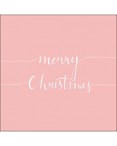 Napkin 33 Christmas note rose FSC Mix