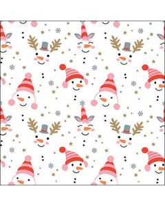 Napkin 33 Funny snowmen FSC Mix