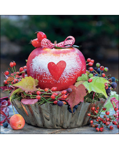 Napkin 33 Snow dusted apple FSC Mix