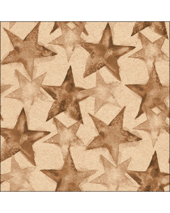 Napkin 33 Recycled Watercolour stars brown nature FSC Mix